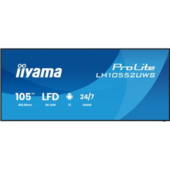 105" iiyama LH10552UWS-B1AG: IPS,5K,USB-C,24/7