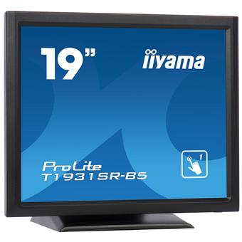 19" iiyama T1931SR-B5 - TN,SXGA,5ms,250cd/m2, 1000:1,5:4,VGA,HDMI,DP,USB,repro,výška.