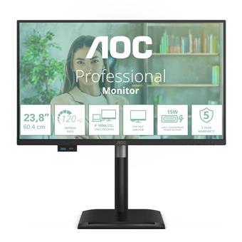 AOC/24P4CV/23,8"/IPS/FHD/120Hz/4ms/Černá/5R