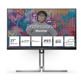 AOC/Q27U3CV/27"/IPS/QHD/75Hz/4ms/Blck-Slvr/3R