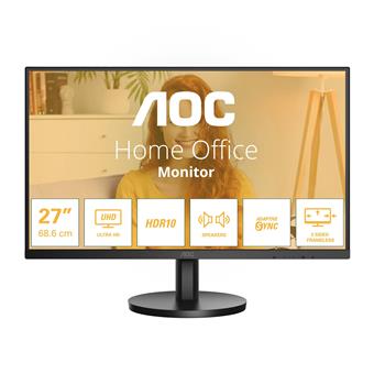 AOC/U27B3A/27"/IPS/4K UHD/60Hz/4ms/Black/3R