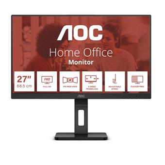 AOC/27E3QAF/27"/IPS/FHD/75Hz/4ms/Black/3R
