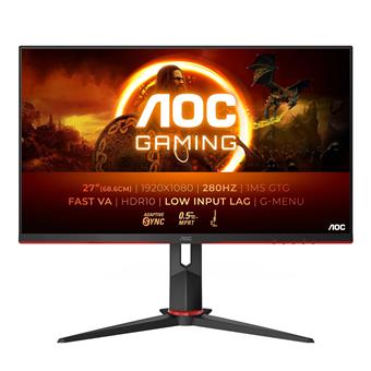 AOC Gaming/27G2ZN3/27"/VA/FHD/280Hz/1ms/Blck-Red/3R
