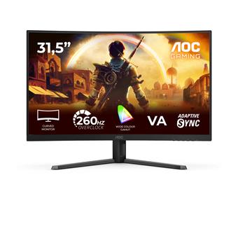 AOC Gaming/C32G42ZE/31,5"/VA/FHD/260Hz/0,3ms/Černá/3R