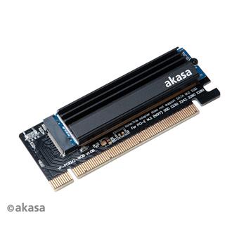 AKASA adaptér M.2 do PCIex s chladičem LP