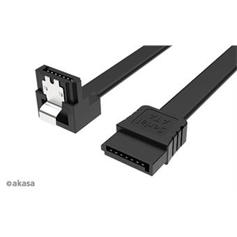 AKASA - Proslim SATA kabel 90° - 50 cm