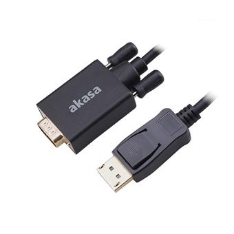 AKASA - adaptér DP na D-sub - 2 m