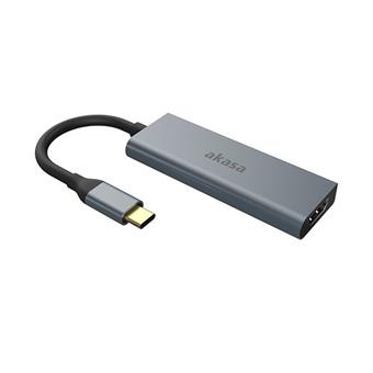 AKASA - externí USB hub - USB type-C s  HDMI