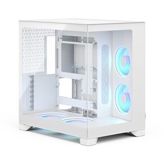 Fractal Pop 2 Vision/Midi Tower/Transpar./Bílá
