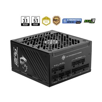 MSI zdroj MPG A1250GS PCIE5 1250W 80PLUS GOLD m