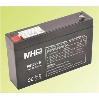 Pb akumulátor MHPower VRLA AGM 6V/7Ah (MS7-6)