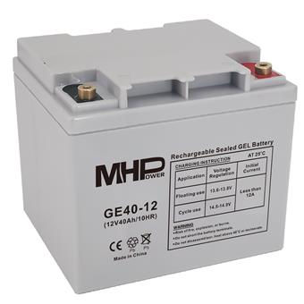 MHPower GE40-12 Gelový akumulátor 12V/40Ah