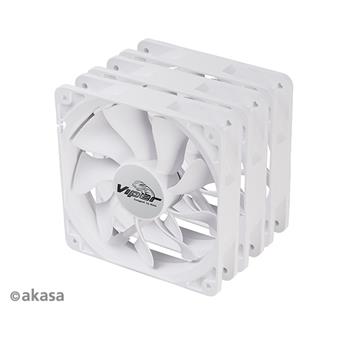 ventilátor Akasa - 12 cm VIPER S-flow 3ks W