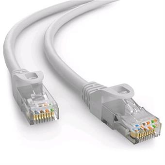 Kabel C-TECH patchcord Cat6e, UTP, šedý, 30m