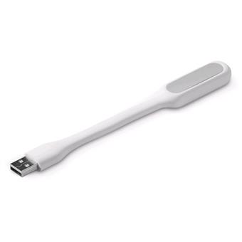 USB lampička k notebooku C-TECH UNL-04, flexibilní, bílá