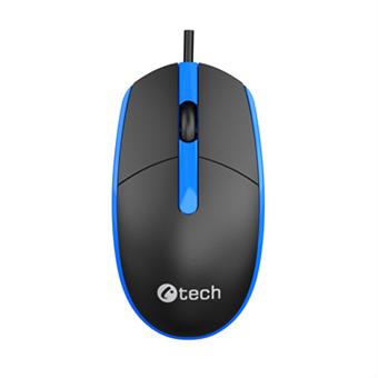 Myš C-TECH WM-10, černomodrá, USB