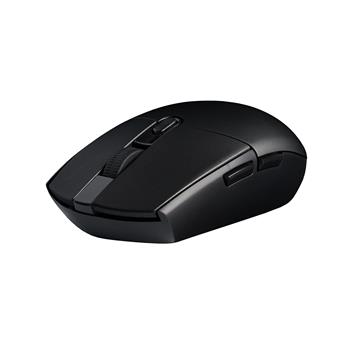 C-TECH WLM-06S-B/Kancelárska/Optická/Pre pravákov/1 600 DPI/Bezdrôtová USB/Čierna