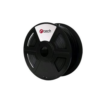 Tisková struna (filament) C-TECH, PLA, 1,75mm, 1kg, černá