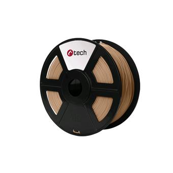 Tisková struna (filament) C-TECH, PLA, 1,75mm, 1kg, dřevo