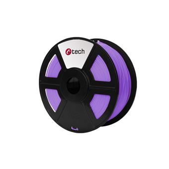 Tisková struna (filament) C-TECH, PLA, 1,75mm, 1kg, fialová