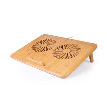 Chladící podložka C-TECH Bamboo, 15,6", 2x 140mm,