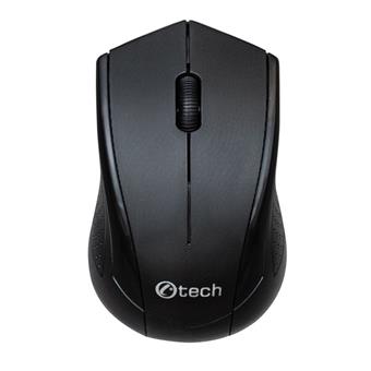 C-TECH WLM-07/Kancelárska/Optická/1 200 DPI/Bezdrôtová USB/Čierna