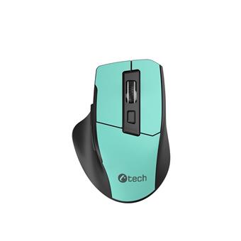 C-TECH Ergo WLM-05/Ergonomická/Optická/Bezdrôtová USB/Zelená