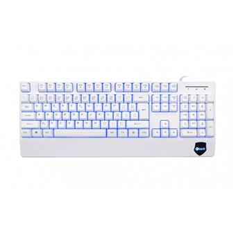 C-TECH CZ/SK KB-104W USB, 3 barvy podsvícení, bílá