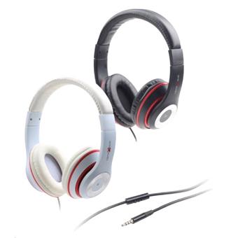 Sluchátka s mik Gembird Los Angeles, bílé