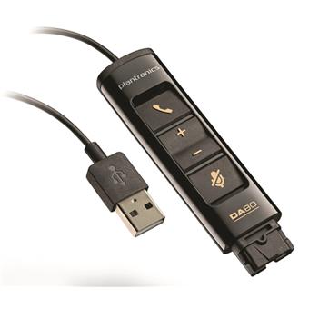 Plantronics DA80, USB-QD, ovl.