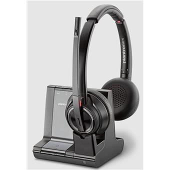 Poly Savi 8220 UC/Stereo/ANC/DECT/Bezdrát/MS/Stand/Černá