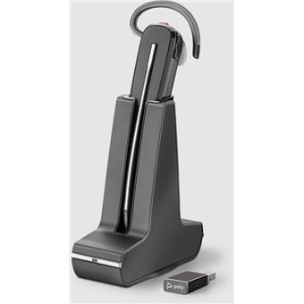 Plantronics Savi 8240/Mono/DECT/Bezdrát/Stand/Černá-stříbrná