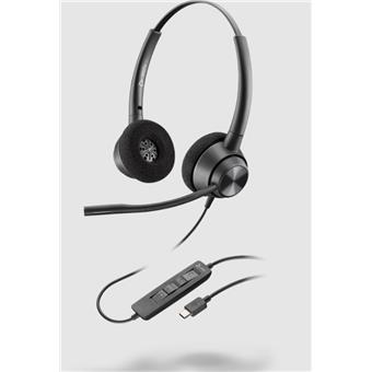 Poly EncorePro 320. USB-C/Stereo/USB-C/Drát/Černá