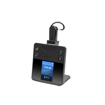 Poly Savi 8445 Office/Mono/DECT/Bezdrát/Stand/Černá-stříbrná