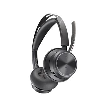 Poly Voyager Focus 2 UC/Stereo/ANC/Micro USB/Drát/BT-USB/Bezdrát/Černá