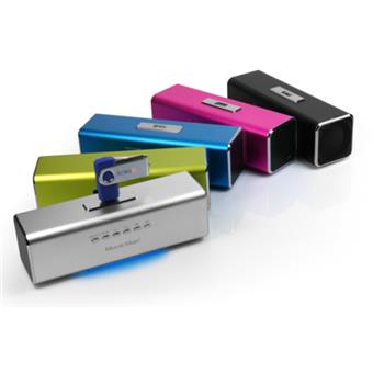 Technaxx MusicMan, baterie 600 mAh, FM, USB, růž.