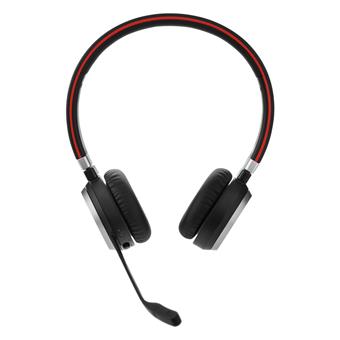 Jabra Evolve 65 SE/Stereo/BT/Bezdrát/MS/Stand/Černá-červená