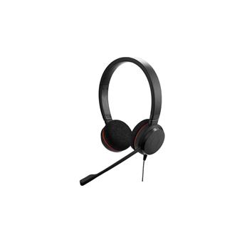 Jabra Evolve 20/Stereo/USB/Drát/MS/Černá