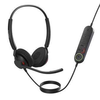 Jabra Engage 40 (Inline Link)/Stereo/ANC/USB/Drôt/Čierna