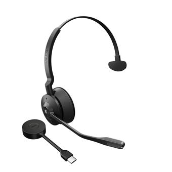 Jabra Engage 55/Mono/USB-C/DECT/Bezdrát/MS/Černá