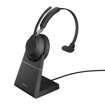 Jabra Evolve2 65/Mono/BT/Bezdrát/MS/Stand/Černá