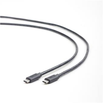 GEMBIRD Přípojný USB-C 3.1 M/M, 1 m, černý