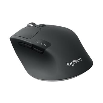 Logitech M720/Ergonomická/Optická/Pre pravákov/1 000 DPI/Bezdrôtová Bluetooth/Čierna