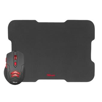 set TRUST ZIVA Gaming Mouse with Mouse Pad