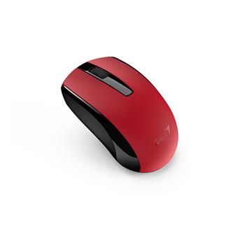 Genius ECO-8100/Kancelářská/Blue Track/Bezdrátová USB/Červená