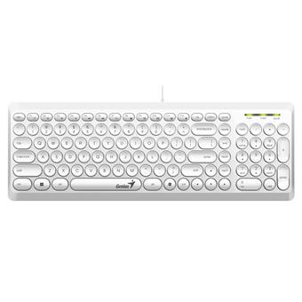 Genius klávesnice SlimStar Q200 white