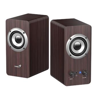 GENIUS SP-HF400 reproduktory, tmavé dřevo