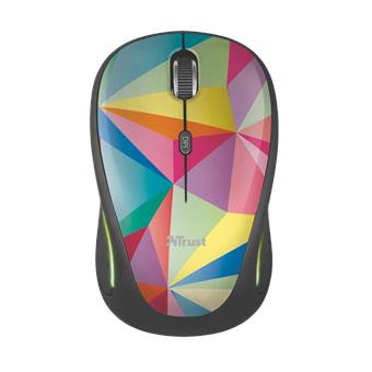 myš TRUST Yvi FX Wireless Mouse - geometrics