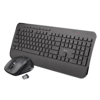 set TRUST Mezza Wireless Keyboard with mouse, UK