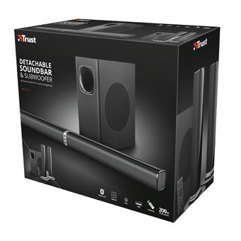 TRUST Lino XL 2.1 Detachable All-round Soundbar with subwoofer with Bluetooth (S dálkovým ovládáním)